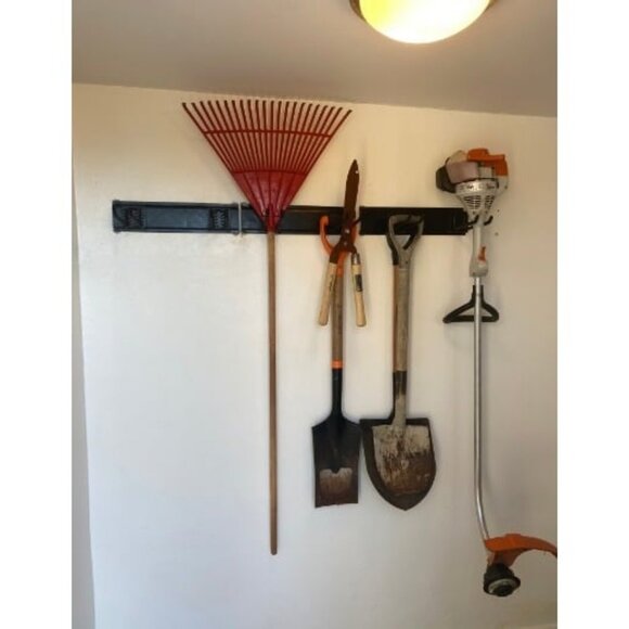 Garage Storage Organization Wall Mount Garden Tool Rack Organizer - Picture 3 of 3